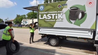 YILDIRIM’DA ÖMRÜNÜ TAMAMLAMIŞ LASTİKLER, EKONOMİYE KAZANDIRILIYOR