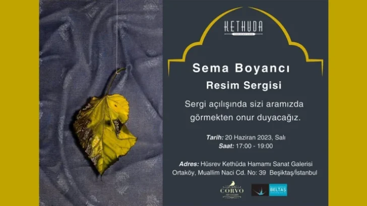 Sema Boyancı Sergisi Kethüda Hüsrev Hamamı’nda Açıldı.