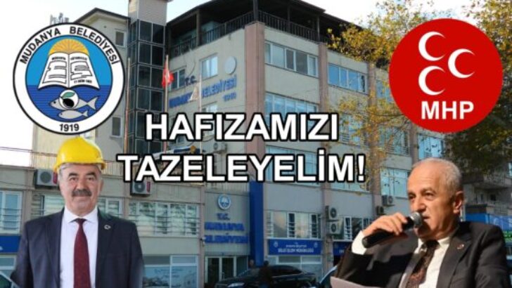 MHP’li İsim Plağı Başa Sardı! “Olan Mudanyalının Umutlarına Oldu!”