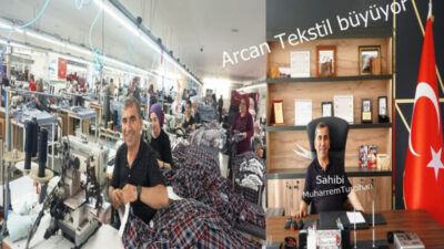 Arcan tekstil büyüyor