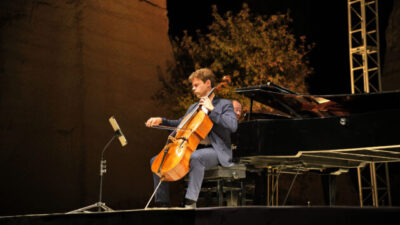 Christian-Pierre La Marca & Gökhan Aybulus ikilisi  Gümüşlük’te konser verdi