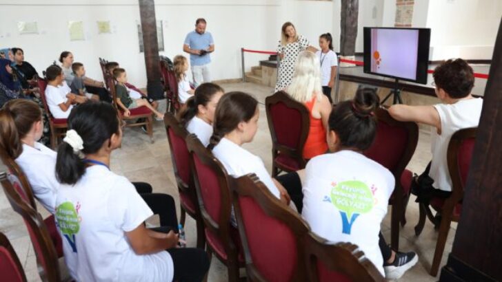 Ziyaretçilere Gölyazı’nın tarihini ve değerlerini çocuklar aktaracak