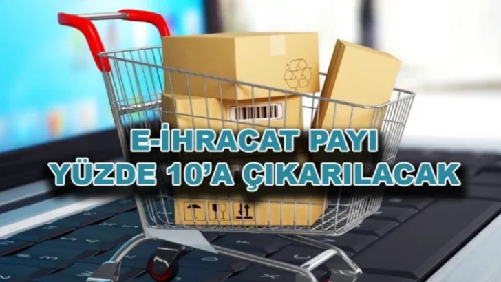 E-İHRACATIN GENEL İHRACAT İÇİNDEKİ PAYI YÜZDE 10’A ÇIKARTILACAK