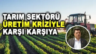 TARIM SEKTÖRÜ ÜRETİM KRİZİYLE KARŞI KARŞIYA