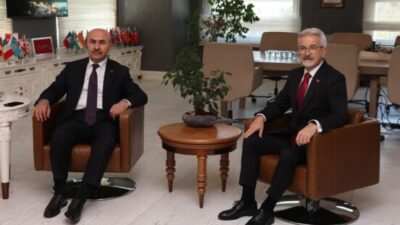 BAŞKAN ERDEM, VALİ DEMİRTAŞ’I AĞIRLADI