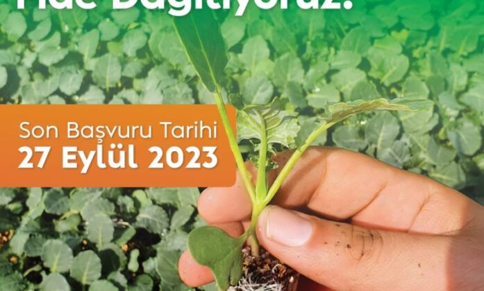 BELEDİYEDEN ÜRETİCİLERE FİDE DESTEĞİ  FİDE DAĞITIMI İÇİN SON BAŞVURU “27 EYLÜL”