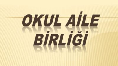 Türkiye Aile Meclisi’nden çağrı: Okul Aile Birliği seçimlerinde biz de yer almalıyız