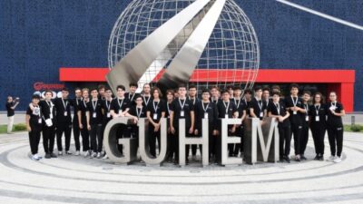 Şahinkayalı öğrenciler astronot ve kozmonotlar ile GUHEM’de buluştu  -Şahinkaya öğrencileri uzaya açıldı