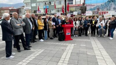 CHP KESTEL İLÇE BAŞKANLIĞINDAN ZAM PROTESTOSU