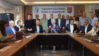 CHP Bursa’dan ‘tezkere’ tepkisi: Vatan toprağımızın çiğnenmesinin önü açılmaktadır!