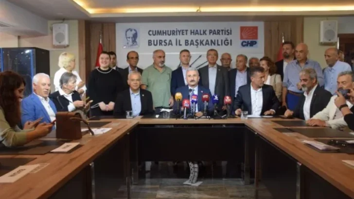 CHP Bursa’dan ‘tezkere’ tepkisi: Vatan toprağımızın çiğnenmesinin önü açılmaktadır!