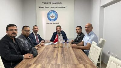 Türk Diyanet Vakıf-Sen Genel Başkan Yardımcısı Hilmi Şanlı Bursa’da.