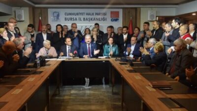 CHP BURSA’DA COŞKULU ÜYE KATILIM TÖRENİ