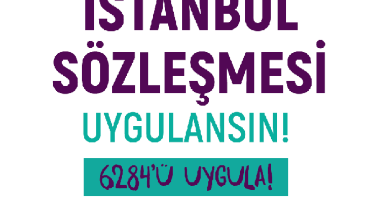 Hayatlarımızdan da haklarımızdan da vazgeçmiyoruz! İstanbul Sözleşmesi yaşatır! Güvenli çalışma alanları istiyoruz!