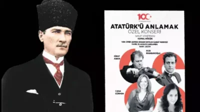 KLASİK MÜZİKLE “ATATÜRK’Ü ANLAMAK”… CUMHURİYETİMİZİN 100. YILI, 13 ARALIK’TA İZMİR AHMED ADNAN SAYGUN SANAT MERKEZİ’NDE ÇOK ÖZEL BİR KONSERLE KUTLANIYOR.