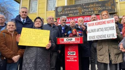 CHP OSMANGAZİ’DEN GAZİAKDEMİR’DE RANTSAL DÖNÜŞÜM TEPKİSİ