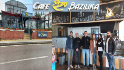 CAFE BAZALİKA İKİ KATLI OLARAK HİZMET VERİYOR.