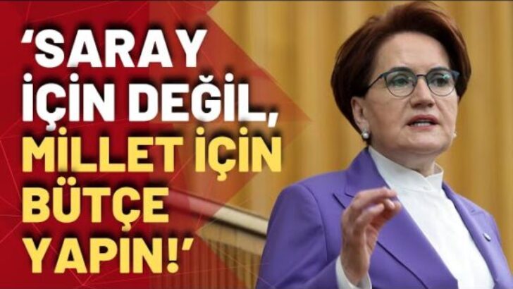 Saray için değil millet için bütçe yapın!