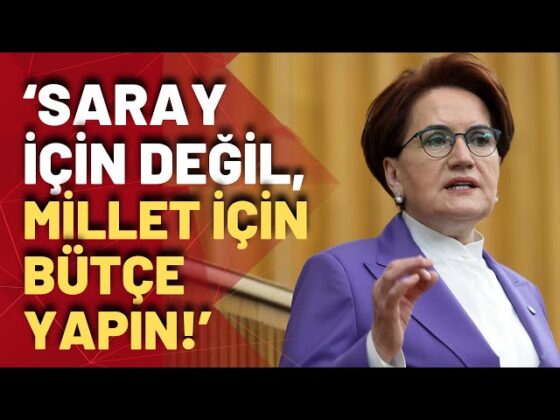 Saray için değil millet için bütçe yapın!