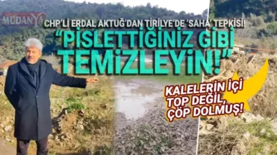 ERDAL AKTUĞ: TOP SAHASI DEĞİL, ÇÖP SAHASI