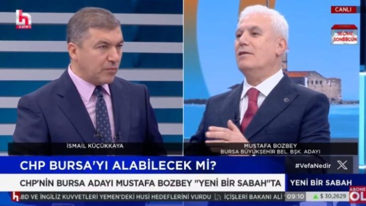 Bozbey Halk TV’de: Bursalılar hak yerini bulacak diyor