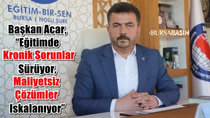 BAŞKAN ACAR’DAN DÖNEM SONU DEĞERLENDİRMESİ