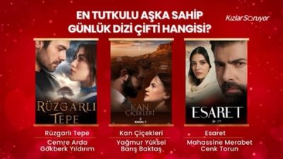 Aşkı En Tutkulu Yaşayan Dizi Çifti Seçildi!