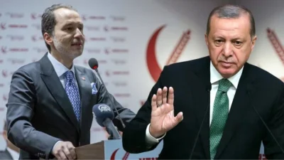 Yeniden Refah Partisinin pankartlarının üstüne “AKP” pankartları asılıyor !