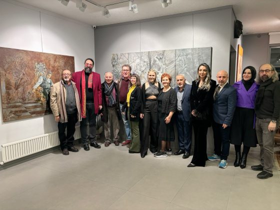 İranlı ressam soyut galeri Çankaya’da kişisel sergi düzenledi
