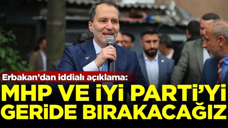 “MHP ve İYİ Parti’yi geride bırakacağız”