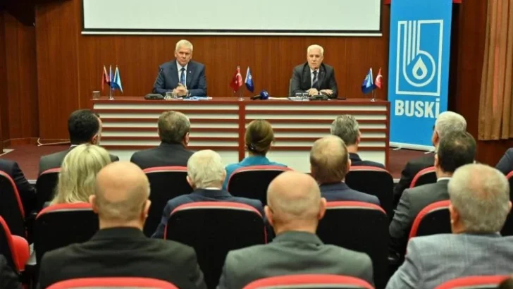 Bozbey BUSKİ yönetim kadrosuyla buluştu