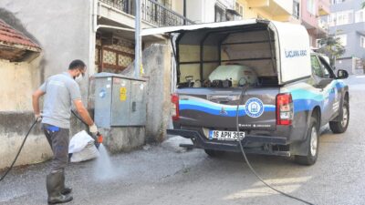 YILDIRIM’DA İLAÇLAMA ÇALIŞMALARI DEVAM EDİYOR