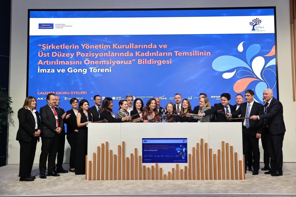 “Yüzde 30 Kulübü Türkiye” ve Yatırım Hizmetleri Sunan Kurumlardan, Yönetim Kurullarında Kadın Temsilinin Artırılmasına Güçlü Destek