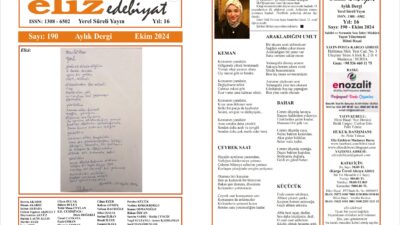 eliz edebiyat DERGİSİ’nin 190. SAYISI ÇIKTI!