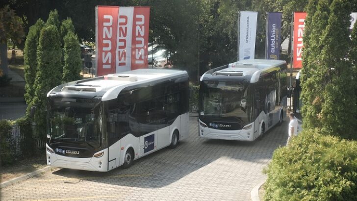 Anadolu Isuzu’nun Tam Elektrikli Modeli Novociti Volt, Makedonya Strumica Belediyesi’ne Teslim Edildi