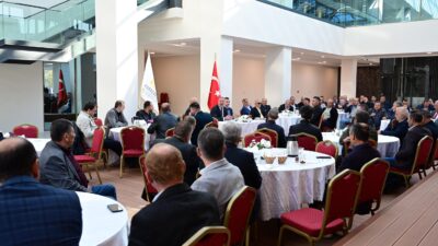 Başkan Fatih Karabatı muhtarlarla bir araya geldi
