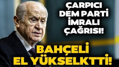 ‘DEM ve İmralı arasında yüz yüze görüşsün’
