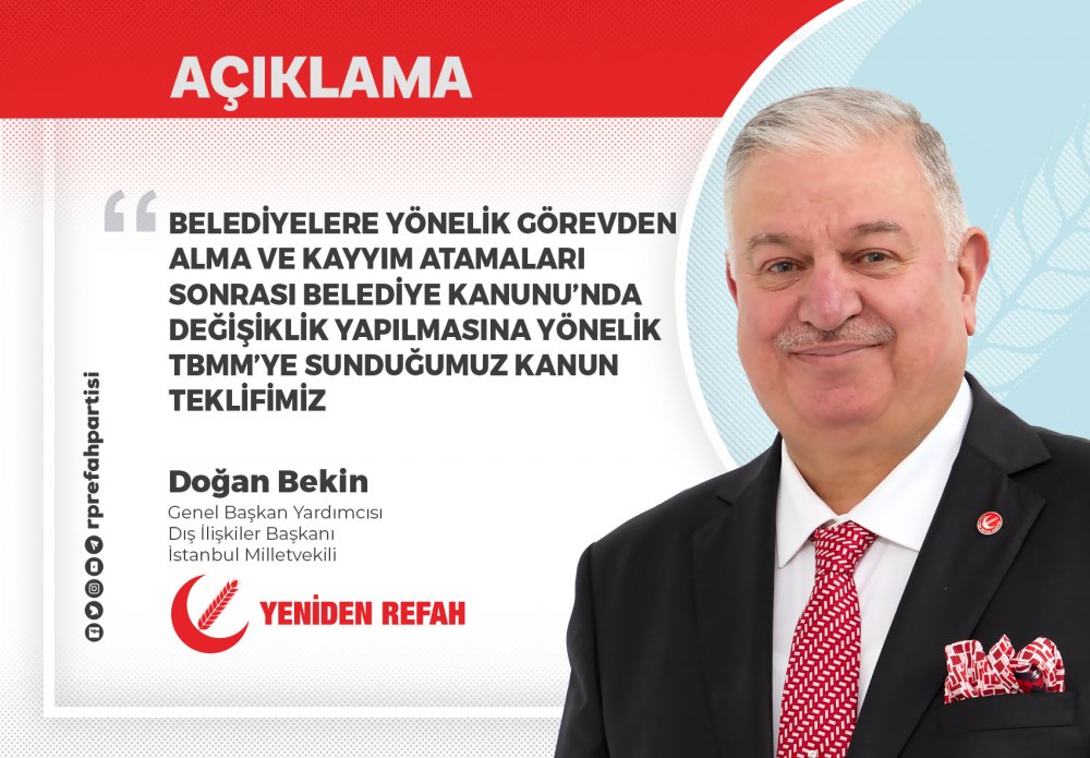 Belediyelere Kayyum Atanmasının Net Sebeplerini Bilmek İstiyoruz!