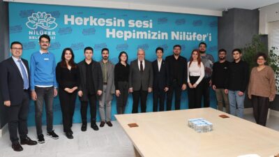 BAŞKAN ŞADİ ÖZDEMİR GENÇLERİ AĞIRLADI