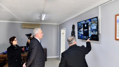 BAŞKAN ŞÜKRÜ ERDEM’DEN YENİ ZABITA KARAKOLUNA ZİYARET