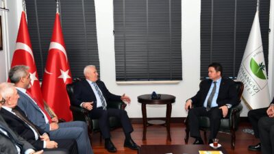 Başkan Aydın ve Başkan Bozbey’den işbirliği mesajları