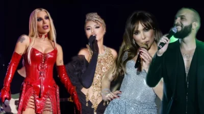 BERKAY, GÜLBEN ERGEN, ZİYNET SALİ, İREM DERİCİ YENİ YILA BÖYLE GİRDİ!