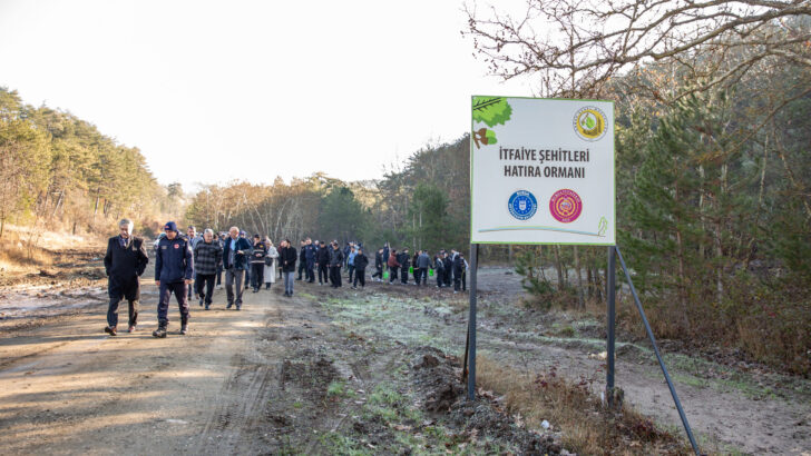 Büyükşehir’den kahraman itfaiyecilerin anısına hatıra ormanı