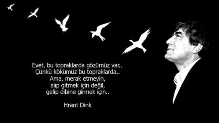HRANT DİNK YÜRĞİMİZDE BİR SIZI VE VİCDAN YARAMIZDIR. 18 YIL OLDU UNUTMADIK VE UNUTTURMAYACAĞIZ.