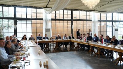 Başkan Aydın iş insanları ile bir araya geldi