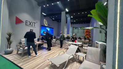 DIŞ MEKAN MOBİLYASINA EXIT GARDEN DAMGASI