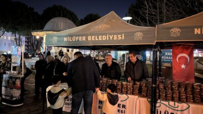 NİLÜFER BELEDİYESİ’NDEN KANDİL SİMİDİ İKRAMI