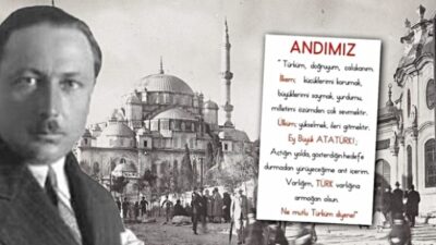 “Andımız” ı eğitim-öğretim sistemimize  geri getirin.