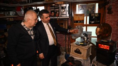 BAŞKAN YILMAZ’DAN ‘NOSTALJİ DOKTORU’NA ZİYARET