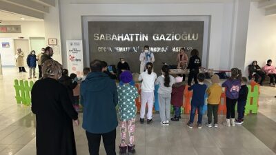 Büyükşehir’den tedavi gören çocuklara moral
